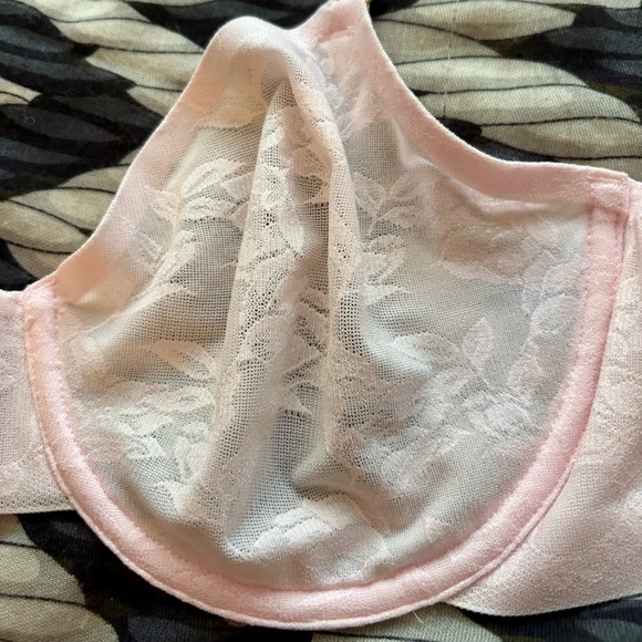 NWOT 32DD Wacoal High Profile Ballet Slipper Pink Unlined Underwire Lifting Bra - Picture 6 of 9